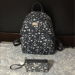 Michael Kors large backpack and wristlet